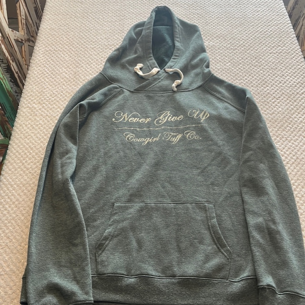 Cowgirl Tuff hoodie, size large. Washed, never worn.